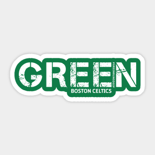 Green Boston Celtics Sticker